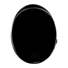 Milwaukee Helmets MPH9751DOT Polo Style DOT Gloss Black Motorcycle Half Face Helmet Biker