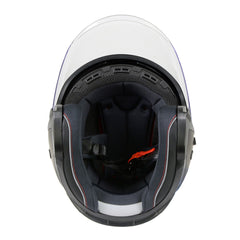 Milwaukee Performance Helmets MPH9805DOT Shift Open Face 3/4 Matte Black Helmet Biker w/ Drop Down Visor