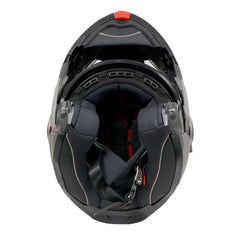 Milwaukee Helmets Silver Ominous Dual Sport Advanced Motorcycle Modular Helmet Biker DOT Approved MPH9822DOT