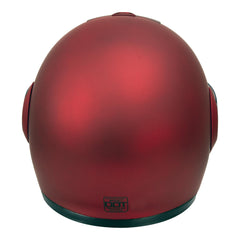 Milwaukee Helmets MPH9827DOT Cypher Flat Red Advanced Motorcycle Modular Helmet w/ Drop Down Visor