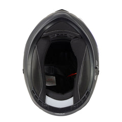 Milwaukee Helmets MPH9835DOT Sweeper Flat Black Advanced Motorcycle Full Face Helmet Biker w/ Drop Down Visor