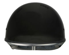 Milwaukee Performance Helmets MPH9861N Derby Novelty Glossy Black Half Helmet