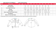 Nexgen Heat MPL2713SET Women Grey 'Heated' Front Zipper Fiery Hoodie Jacket for Outdoor Activities