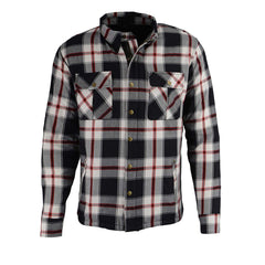 Milwaukee Leather MPM1635 Men’s Armored Riding Flannel – Full Aramid Fiber Lined, CE Shoulder/Elbow Armor