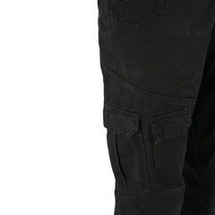 Milwaukee Leather MPM5590 Men's Black CE Armored Cargo Jeans Pants Reinforced w/ Aramid by DuPont Fibers
