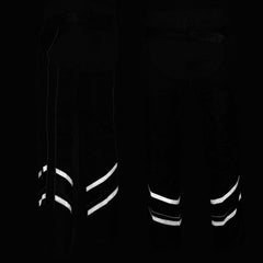 Milwaukee Leather MPM5705 Men's Black Vented Textile Chaps with Leather Trim and Snap Out Liner