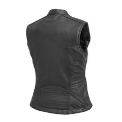 FIL584CDM-Nina Women's Motorcycle Leather Vest