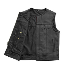 FIM639NOC-No Rival - Men's Motorcycle Leather Vest