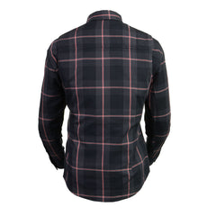 Nexgen Heat Nxl2602set Women's 'Bonnie' Black Grey Red Heated Flannel Long Sleeve Shirt (Rechargeable Battery Pack Included)