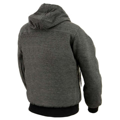 Nexgen Heat MPL2713SET Women Grey 'Heated' Front Zipper Fiery Hoodie Jacket for Outdoor Activities