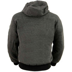 Nexgen Heat MPL2713SET Women Grey 'Heated' Front Zipper Fiery Hoodie Jacket for Outdoor Activities