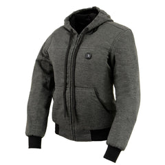 Nexgen Heat MPL2713SET Women Grey 'Heated' Front Zipper Fiery Hoodie Jacket for Outdoor Activities