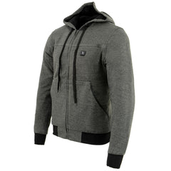 Nexgen Heat Men’s Black Heated Hoodie Jacket – Winter Motorcycle Riding Gear for Cold Outdoors MPM1713SET