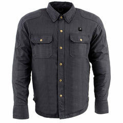 NexGen NXM1715SET Men's 'Scorcher' Classic Heated Black Denim Jacket (Rechargeable Battery Pack Included)