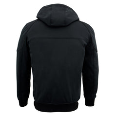 Nexgen Heat MPM1761SET Men’s Black Heated Soft Shell Racing Style Motorcycle Heated Jacket for Winter Cold Weather