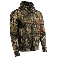 Nexgen Heat NXM1776SET Men's Camouflaged Heated Zipper Hoodies - for Outdoor Winter Cold Weather Activities