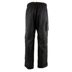 NexGen NXM5715SET Men's 'Torrid' Black Heated Textile Water Resistant Over Pants (Rechargeable Battery Pack Included)