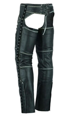 Women's Gray Stylish Lightweight Hip Set Chaps