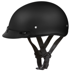 D1-B D.O.T. DAYTONA SKULL CAP - DULL BLACK