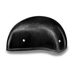 D2-GNS D.O.T. DAYTONA SKULL CAP W/O VISOR- GREY CARBON FIBER
