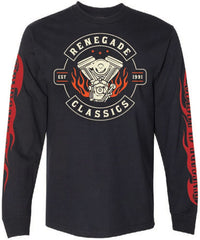 RC Rocker Vintage Men's Long Sleeve Shirt
