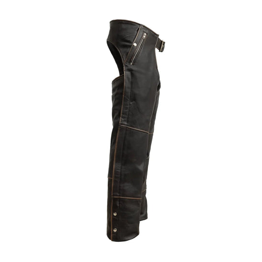 FIM840CDD-BLK-Patriot Chaps with Snap Out Liner - Unisex