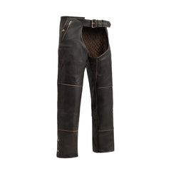 FIM840CDM-BRNB-Patriot Chaps with Snap Out Liner - Unisex