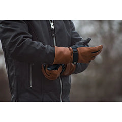 FI216-Phenom Men's Motorcycle Leather Gauntlet