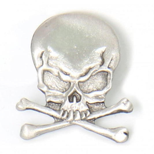 Milwaukee Leather PNA1012 Skull and Cross Bones Pin