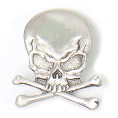Milwaukee Leather PNA1012 Skull and Cross Bones Pin