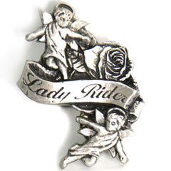 Milwaukee Leather Lady Rider Angels Pin PNA1041