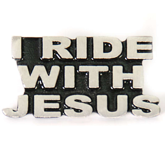 Milwaukee Leather I Ride With Jesus Pin PNA1076