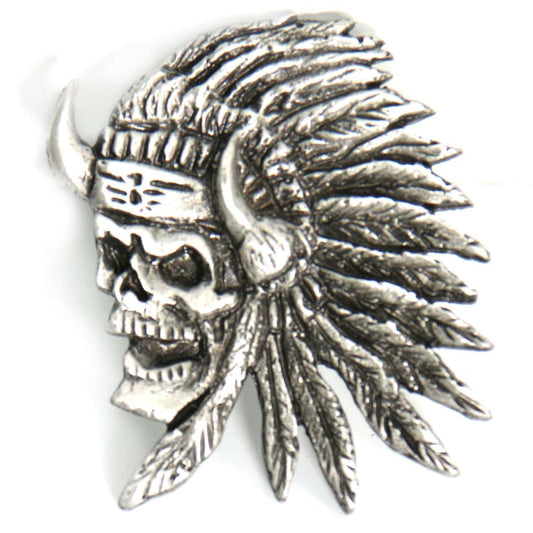 Milwaukee Leather Indian Skull Pin PNA1121
