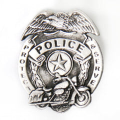 Milwaukee Leather PNA1130 Police Badge Pin