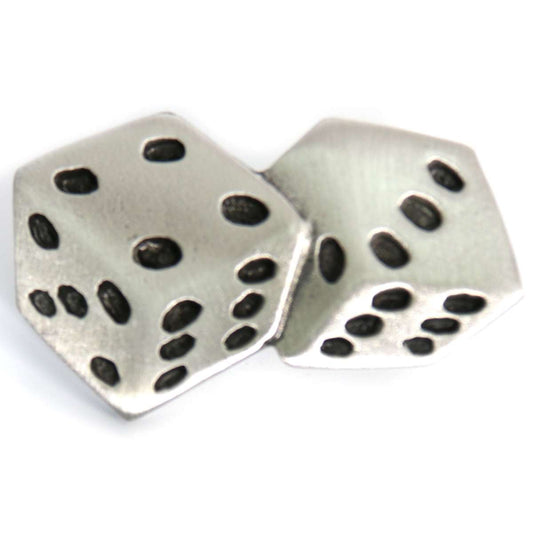 Milwaukee Leather Dice Pewter Biker Pin PNA1189