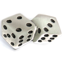 Milwaukee Leather Dice Pewter Biker Pin PNA1189