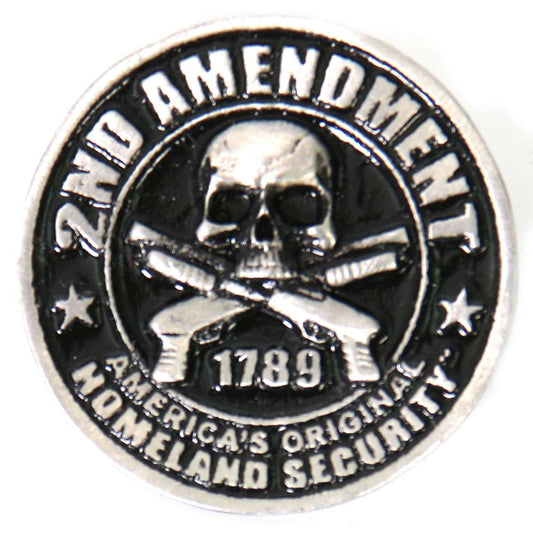 Milwaukee Leather 2nd Amendment America's Original Homeland Security Pin PNA1197