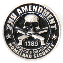 Milwaukee Leather 2nd Amendment America's Original Homeland Security Pin PNA1197