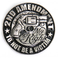 Milwaukee Leather PNA1228 2nd Amendment Not A Victim Pin