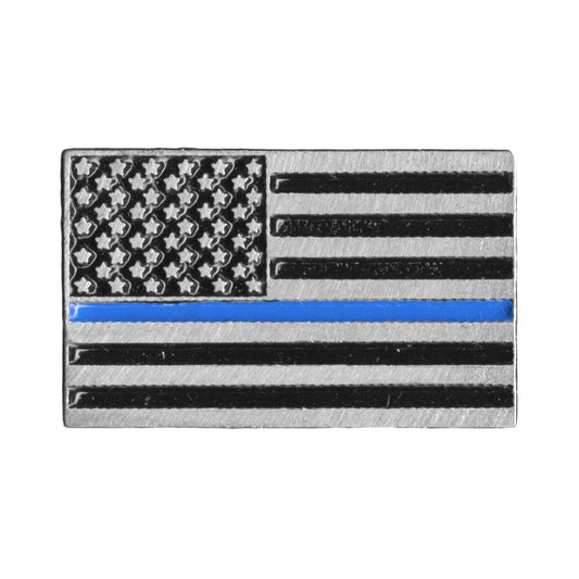 Milwaukee Leather PNA1301 Thin Blue Line American Flag Pin