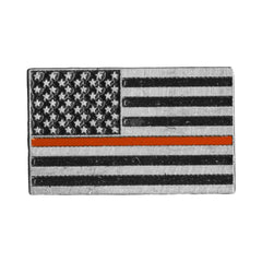 Milwaukee Leather PNA1302 Thin Red Line American Flag Pin