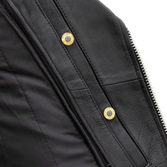 Popstar Women's Motorcycle Leather Jacket