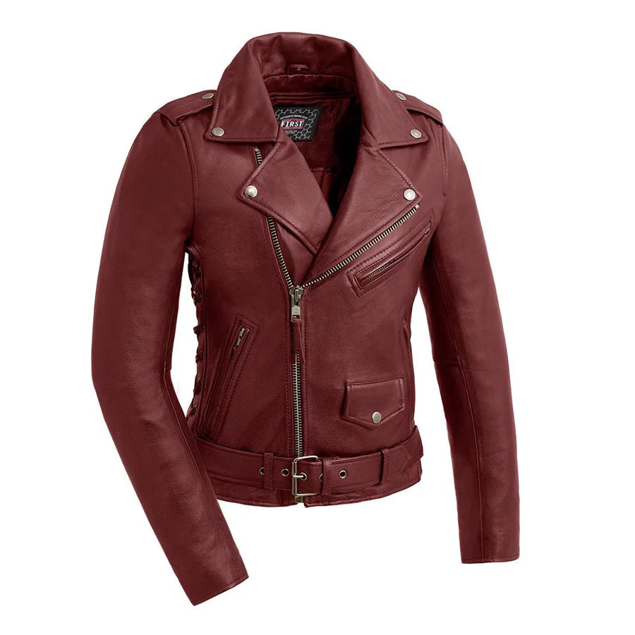 FIL150CDMZ-Popstar - Women's Motorcycle Leather Jacket