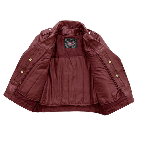 FIL150CDMZ-Popstar - Women's Motorcycle Leather Jacket