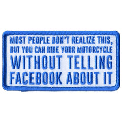 Hot Leathers Without Telling Facebook Patch