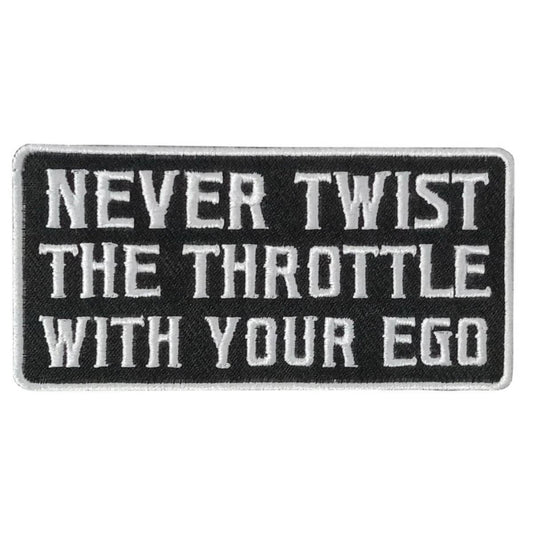 Hot Leathers Never Twist 4" X 2" Embroidered Patch PPW1123