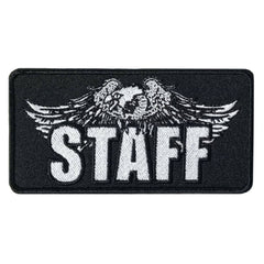 Hot Leathers Staff Eagle 4" X 2" Embroidered Patch PPW1138