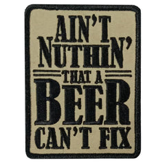 Hot Leathers Beer Cant Fix 3" X 4" Embroidered Patch PPW1157