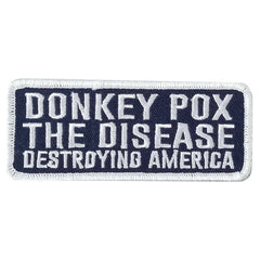 Hot Leathers Donky Pox 4" X 1.5" Embroidered Patch PPW1166