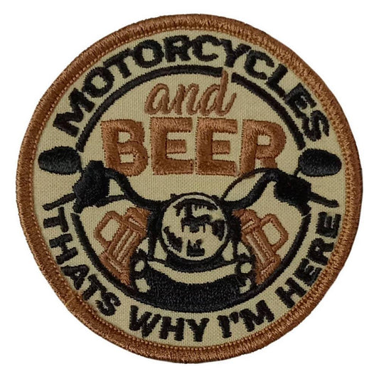 Hot Leathers Why Im Here 3" X 3" Embroidered Patch PPW1214